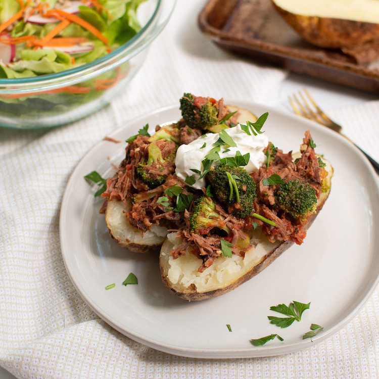 Picture of Brisket-Stuffed Baked Potatoes 